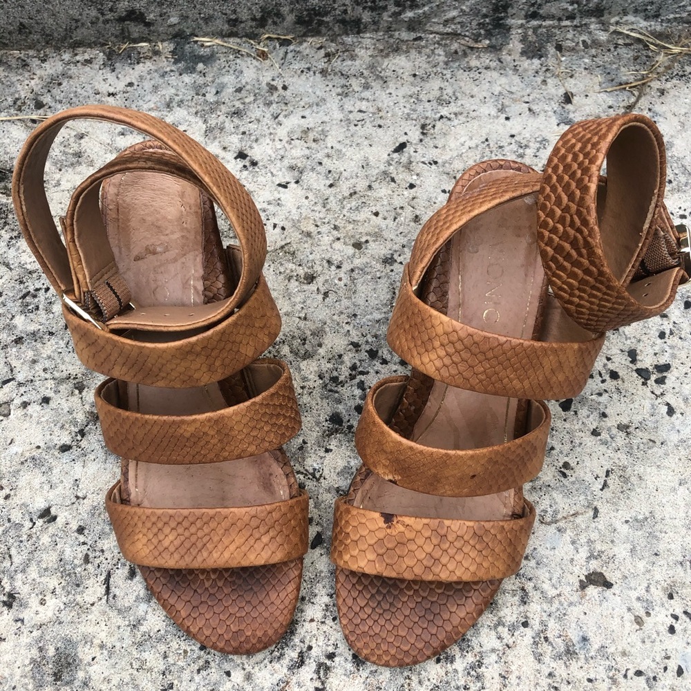 Vionic Strappy Block Heels